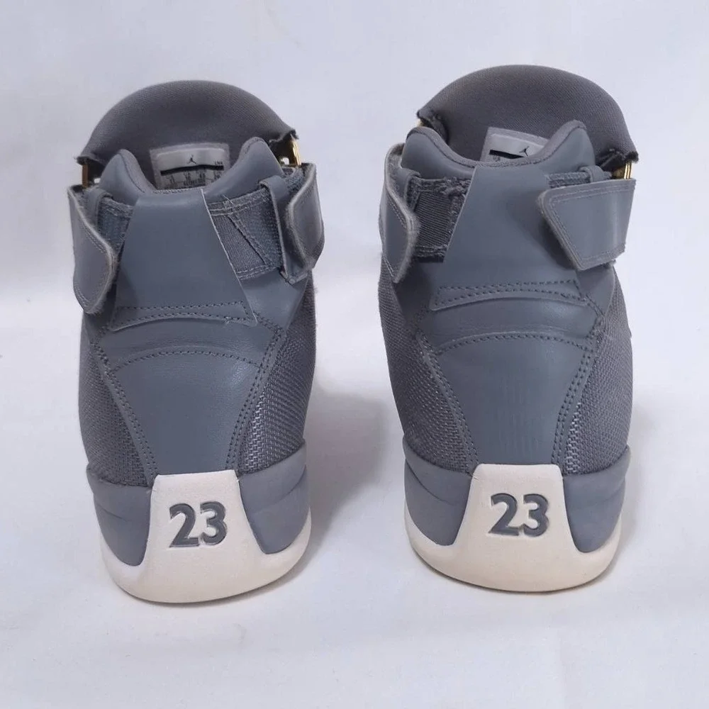 Air Jordan Generation 23 Grey Men‎ 11 Adjustable Strap Gold Jumpman AA1294‑004